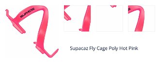 Supacaz Fly Cage Poly Hot Pink Cyklistický držiak na fľašu 1