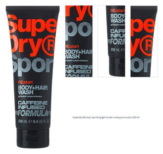 Superdry RE:start sprchový gél na telo a vlasy pre mužov 250 ml 1