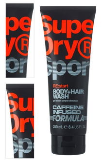 Superdry RE:start sprchový gél na telo a vlasy pre mužov 250 ml 4