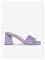 Svetlofialové dámske papuče na širokom podpätku Steve Madden Monte Carlo