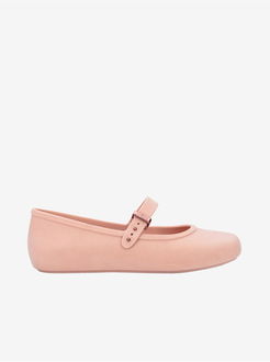 Svetloružové dámske baleríny Melissa Soft Ballerina Velvet