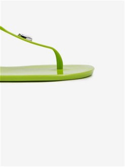 Svetlozelené dámske sandále Michael Kors Mallory Jelly 9
