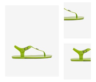 Svetlozelené dámske sandále Michael Kors Mallory Jelly 3