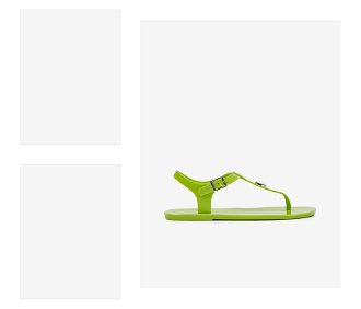 Svetlozelené dámske sandále Michael Kors Mallory Jelly 4