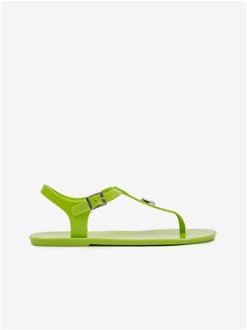 Svetlozelené dámske sandále Michael Kors Mallory Jelly 2