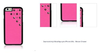 Swarovski kryt Metallique pre iPhone 6/6s - Meteor Shower 1