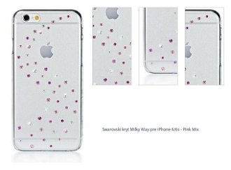 Swarovski kryt Milky Way pre iPhone 6/6s - Pink Mix 1
