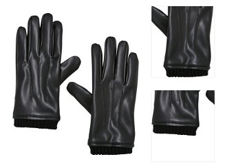 Synthetic leather basic gloves black 3