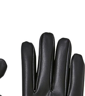 Synthetic leather basic gloves black 7