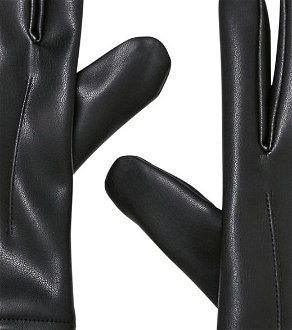 Synthetic leather basic gloves black 5