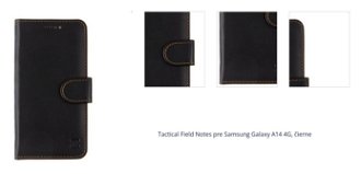 Tactical Field Notes pre Samsung Galaxy A14 4G, čierne 1