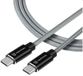 Tactical kevlarový USB-C/USB-C kábel (100W), 0.3m