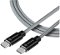Tactical kevlarový USB-C/USB-C kábel, 100W, 0,3 m
