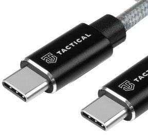 Tactical kevlarový USB-C/USB-C kábel, 100 W, 2 m 8