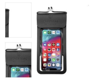 Tactical univerzálne vodeodolné puzdro pre smartfóny S/M, black (IPX8) 4