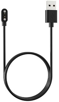 Tactical USB nabíjací kábel pre Haylou LS10 RT2, čierny