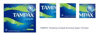 TAMPAX  Tampony Compak Economy Super 16 kusov 1