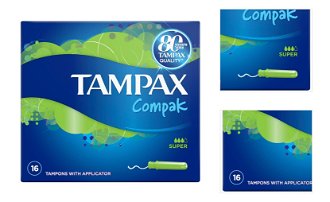 TAMPAX  Tampony Compak Economy Super 16 kusov 3