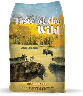 Taste of the Wild Dog High Prairie bizón a zverina 12,2 kg