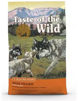 Taste of the Wild Dog High Prairie Puppy bizón a zverina 5,6 kg