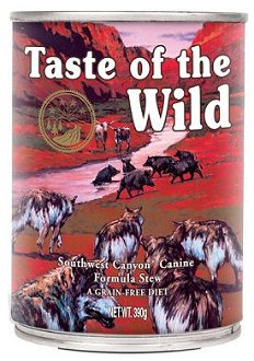 Taste of the Wild Dog konzerva Southwest Canyon 390 g