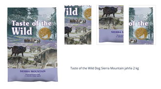 Taste of the Wild Dog Sierra Mountain jahňa 2 kg 1