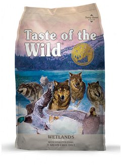 Taste of the Wild Dog Wetlands divá hydina 12,2 kg