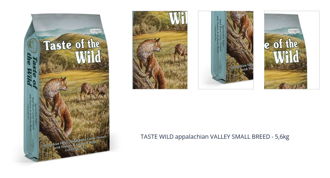 TASTE WILD appalachian VALLEY SMALL BREED - 5,6kg 1