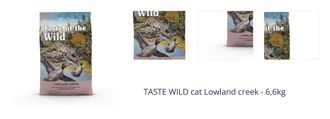 TASTE WILD cat Lowland creek - 6,6kg 1
