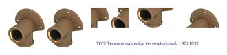 TECE Teceone sada násteniek 1/2" x 1/2" červená mosadz 9.021.032 1