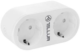 Tellur WiFi Smart AC Dual Plug, Duálna 16 A, 3680 W