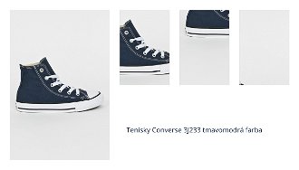 Tenisky Converse 3J233 3J233.-pastBLU, tmavomodrá farba 1