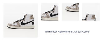 Nike Terminator High White/ Black-Sail-Cocoa 1