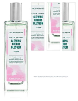 The Body Shop Glowing Cherry Blossom toaletná voda s vôňou kvetín pre ženy 50 ml 1