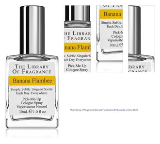 The Library of Fragrance Banana Flambee kolínska voda unisex 30 ml 1