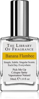 The Library of Fragrance Banana Flambee kolínska voda unisex 30 ml