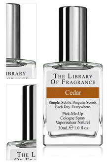 The Library of Fragrance Cedar kolínska voda pre mužov 30 ml 4