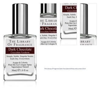 The Library of Fragrance Dark Chocolate kolínska voda unisex 30 ml 1