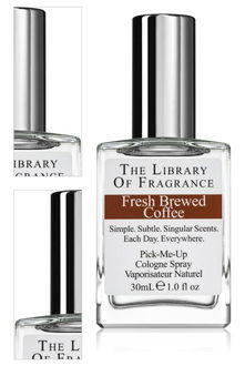 The Library of Fragrance Fresh Brewed Coffee kolínska voda unisex 30 ml 4