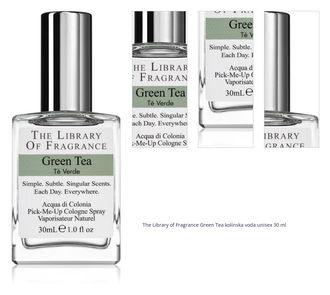 The Library of Fragrance Green Tea kolínska voda unisex 30 ml 1