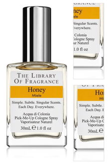 The Library of Fragrance Honey kolínska voda unisex 30 ml 3