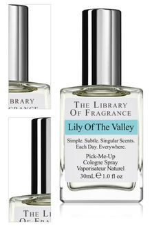 The Library of Fragrance Lily of The Valley kolínska voda pre ženy 30 ml 4