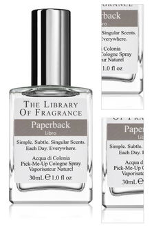 The Library of Fragrance Paperback kolínska voda unisex 30 ml 3