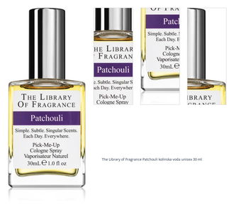 The Library of Fragrance Patchouli kolínska voda unisex 30 ml 1