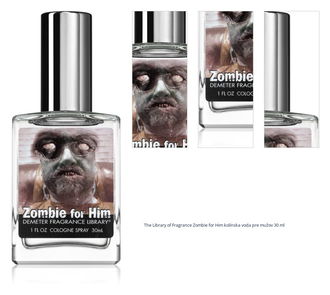 The Library of Fragrance Zombie for Him kolínska voda pre mužov 30 ml 1