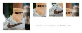 The Streets Brown Socks - Unisex - Ponožky The Streets - Hnedé - STRTSSCKSBRWN - Veľkosť: XL 1