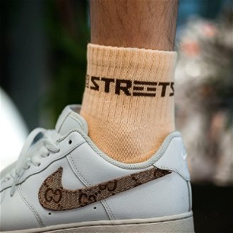 The Streets Brown Socks - Unisex - Ponožky The Streets - Hnedé - STRTSSCKSBRWN - Veľkosť: XL