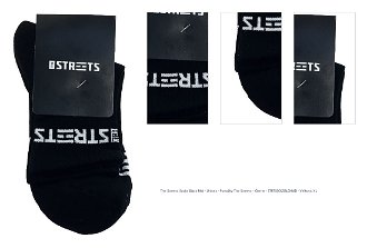 The Streets Socks Black Mid - Unisex - Ponožky The Streets - Čierne - STRTSSCKSBLCKMD - Veľkosť: XL 1