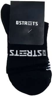 The Streets Socks Black Mid - Unisex - Ponožky The Streets - Čierne - STRTSSCKSBLCKMD - Veľkosť: XL 2