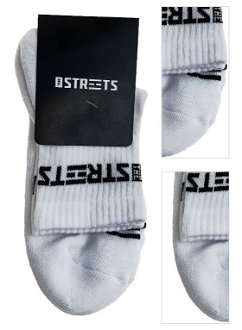 The Streets Socks White Mid - Unisex - Ponožky The Streets - Biele - STRTSSCKSWHTMD2 - Veľkosť: XL 3